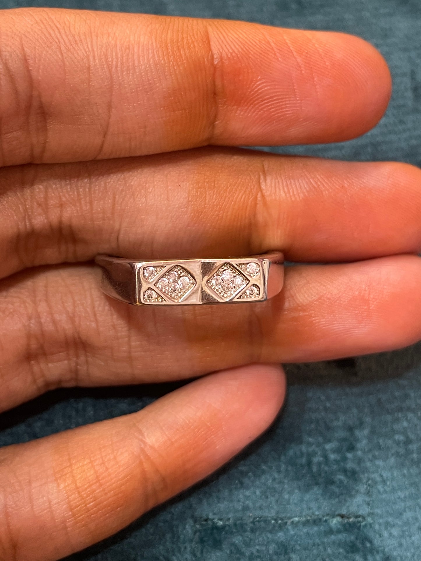 92.5 Silver Men’s Ring Size 23 | Stylish Bold Design | Elegant Jewellery