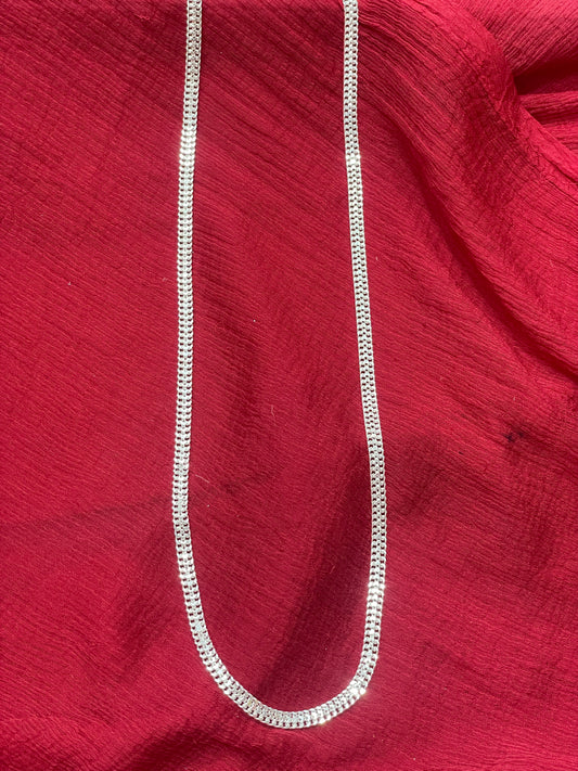 92.5 silver weaving chain 20 inches