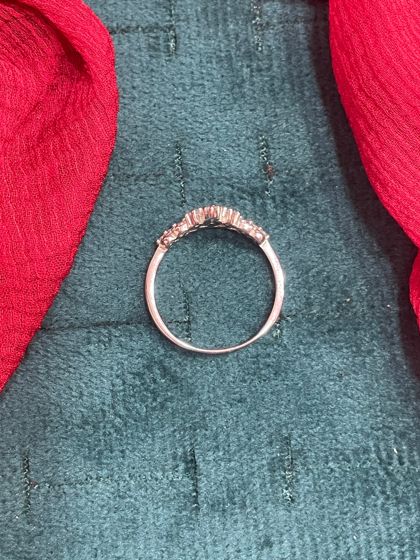 92.5 Silver Crown Ring for Women Size 15 | Stylish Regal Design | Elegant Fashion Jewellery