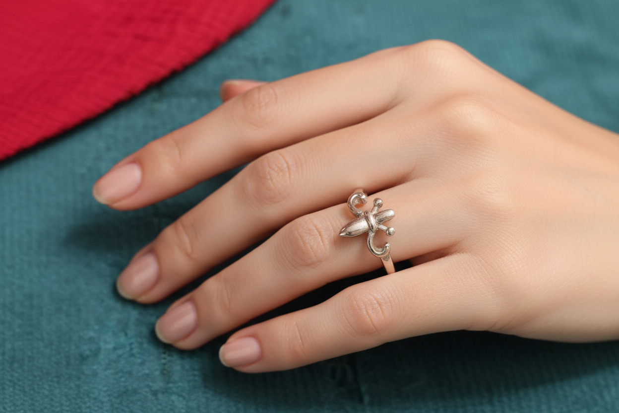 92.5 Silver Ring for Women Size 11 | Stylish Smooth Finish | Elegant Fashion Jewellery