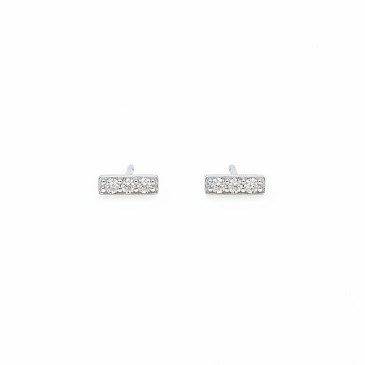925 Silver Studded Line - Ball back
