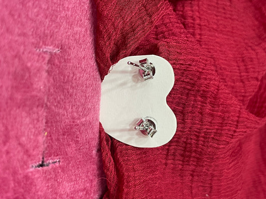 92.5 Silver Rhombus Shape Studs | Stylish Geometric Design | Jewellery