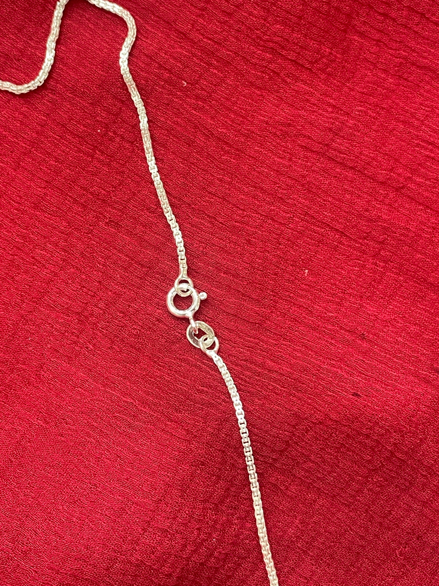 92.5 silver classy minimal chain 18 inches