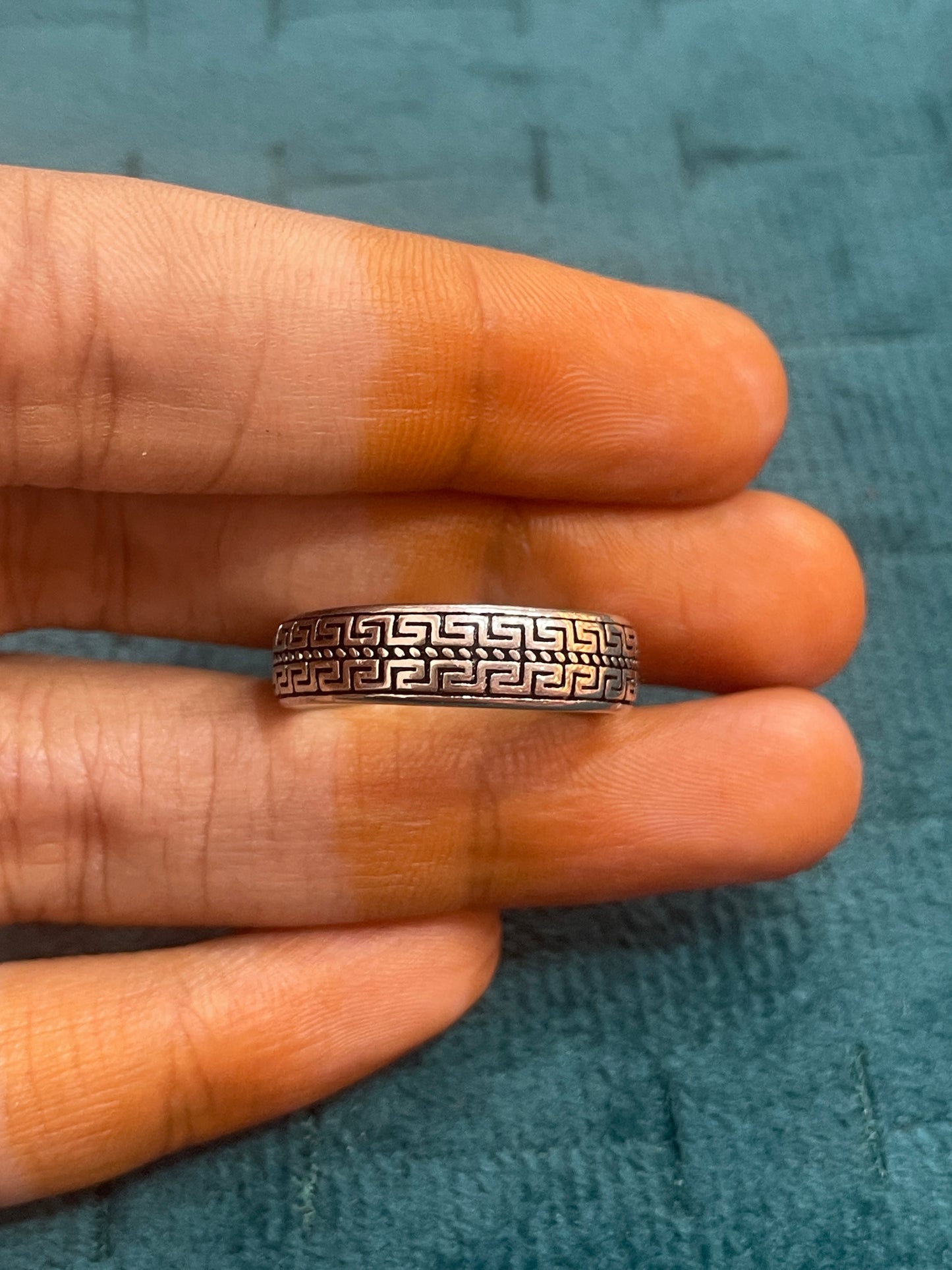 92.5 Silver Men’s Ring Size 18 | Stylish Clean Finish | Elegant Jewellery
