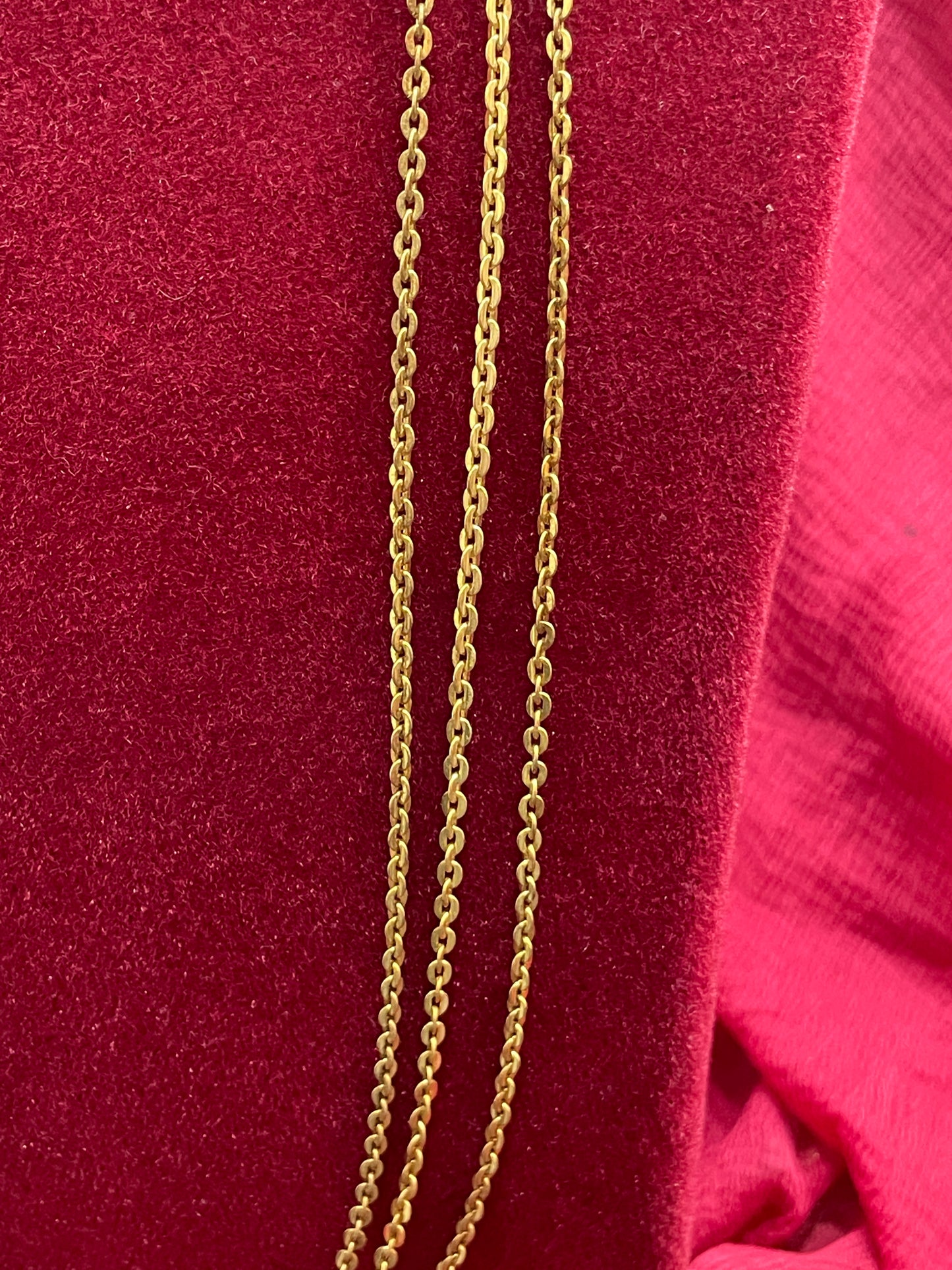 92.5 Silver Gold Plated Peacock Three Chain Haram 25 Inches | Traditional Temple Design | Bridal Jewellery