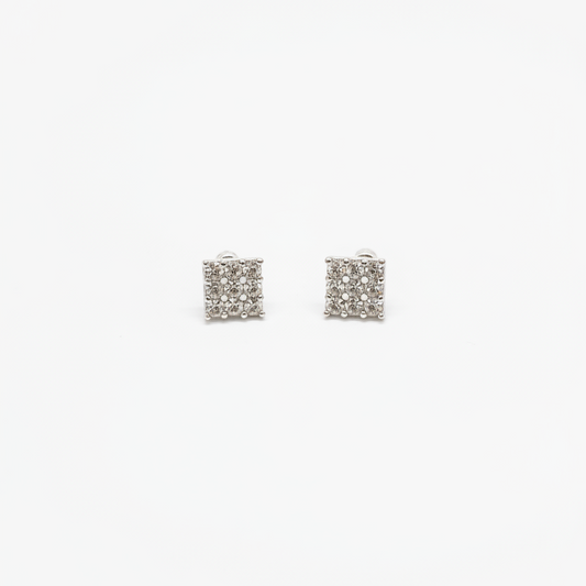 925 Silver square studs
