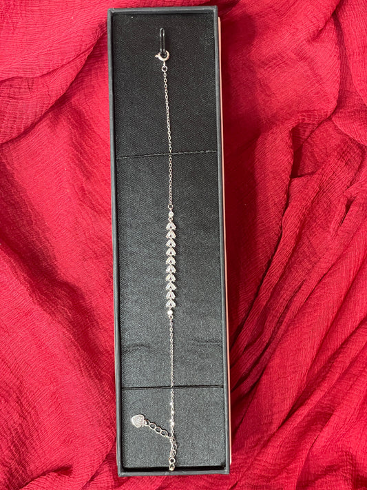 92.5 Silver Premium Bracelet 8 Inches | Classy Elegant Design | Jewellery