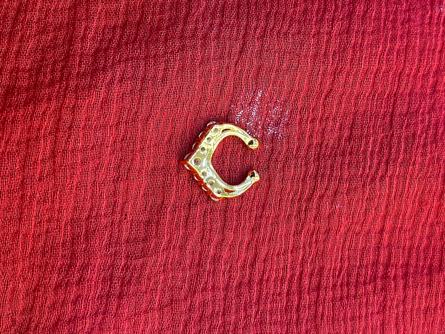 92.5 silver gold plated classy septum