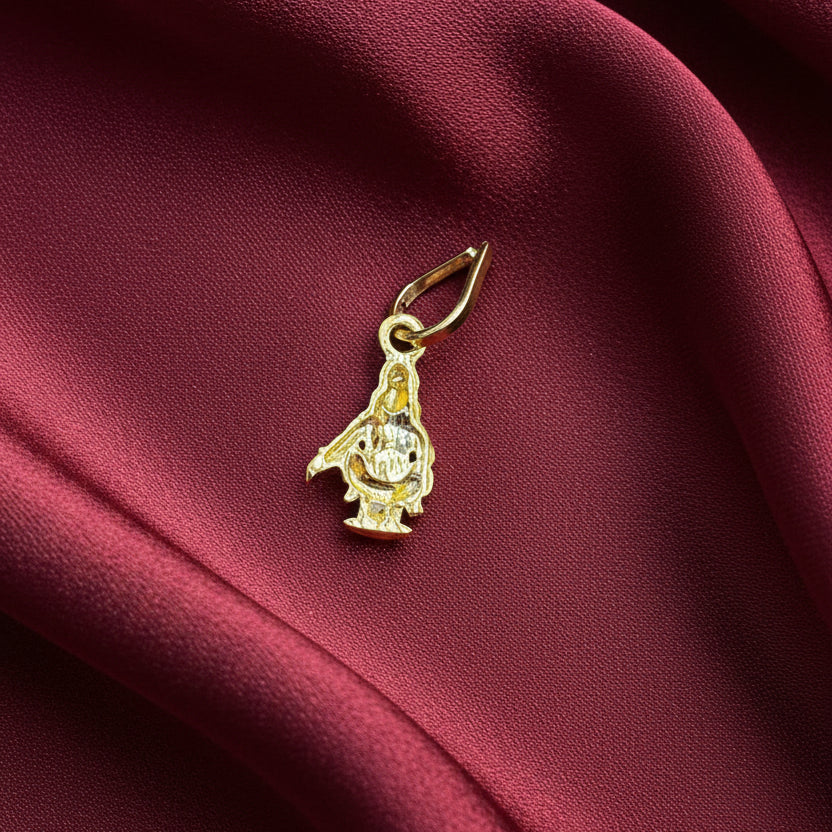 92.5 Silver Gold Plated Ayyappa’s Pendant