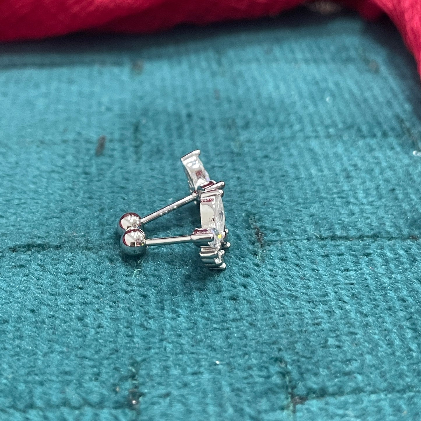 925 Silver Butterfly Studs - Ball back