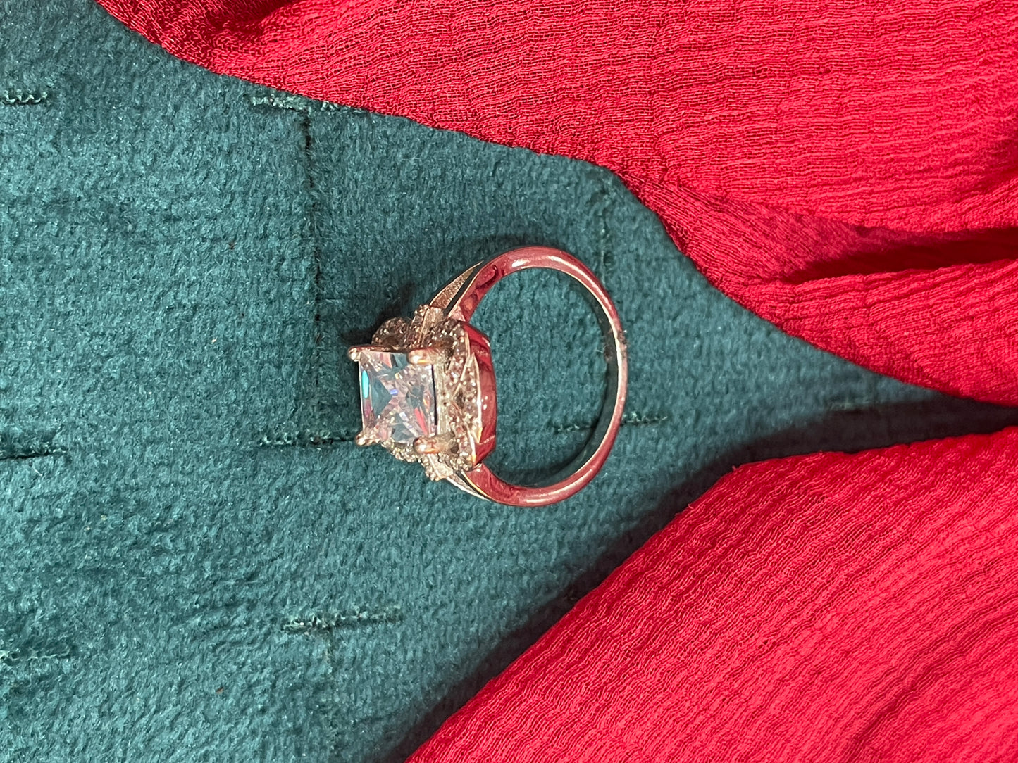 92.5 Silver White Stone Ring for Women Size 10 | Elegant Design | Daily Wear Jewellery