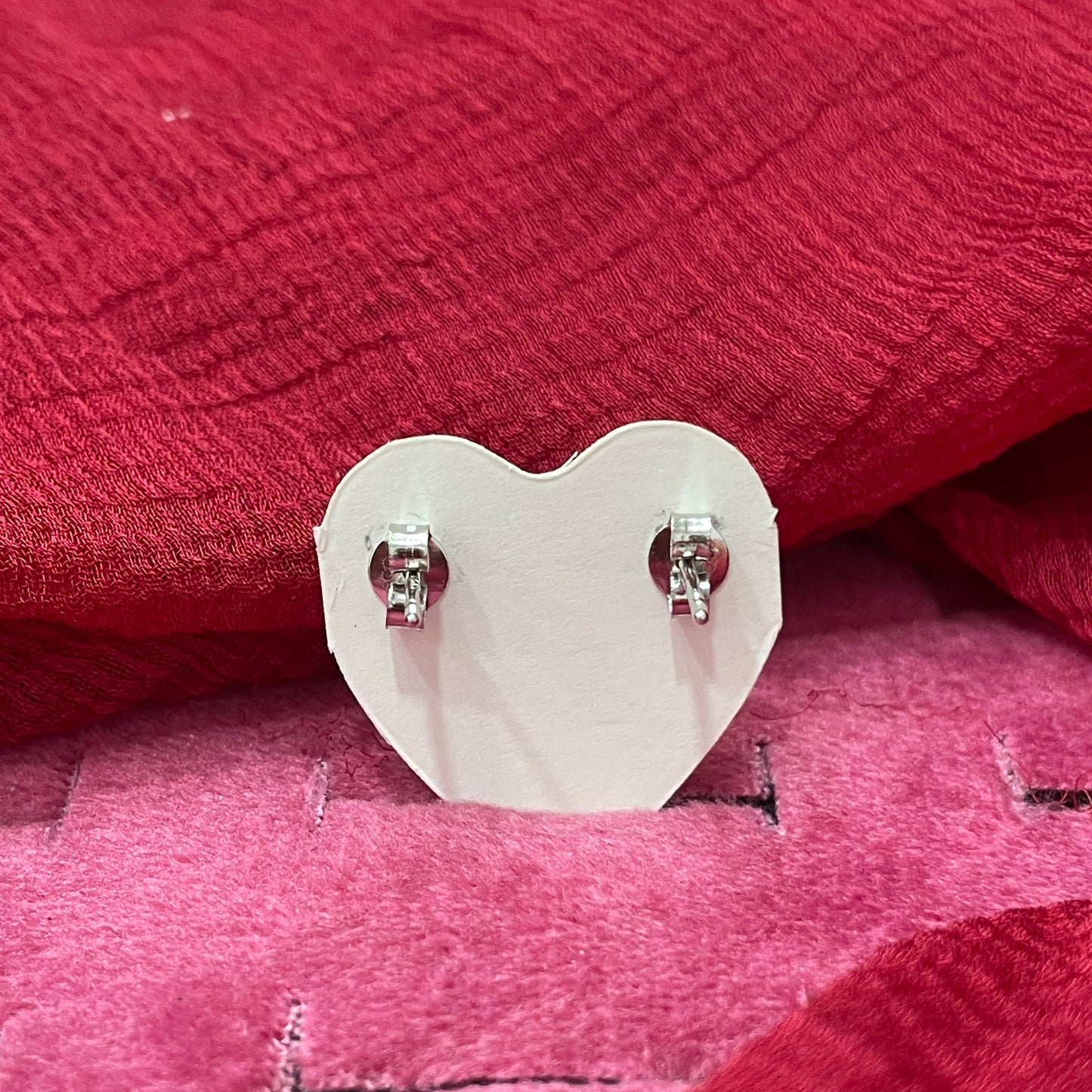 92.5 Silver Premium White Stone Studs | Stylish Sparkle Design | Jewellery