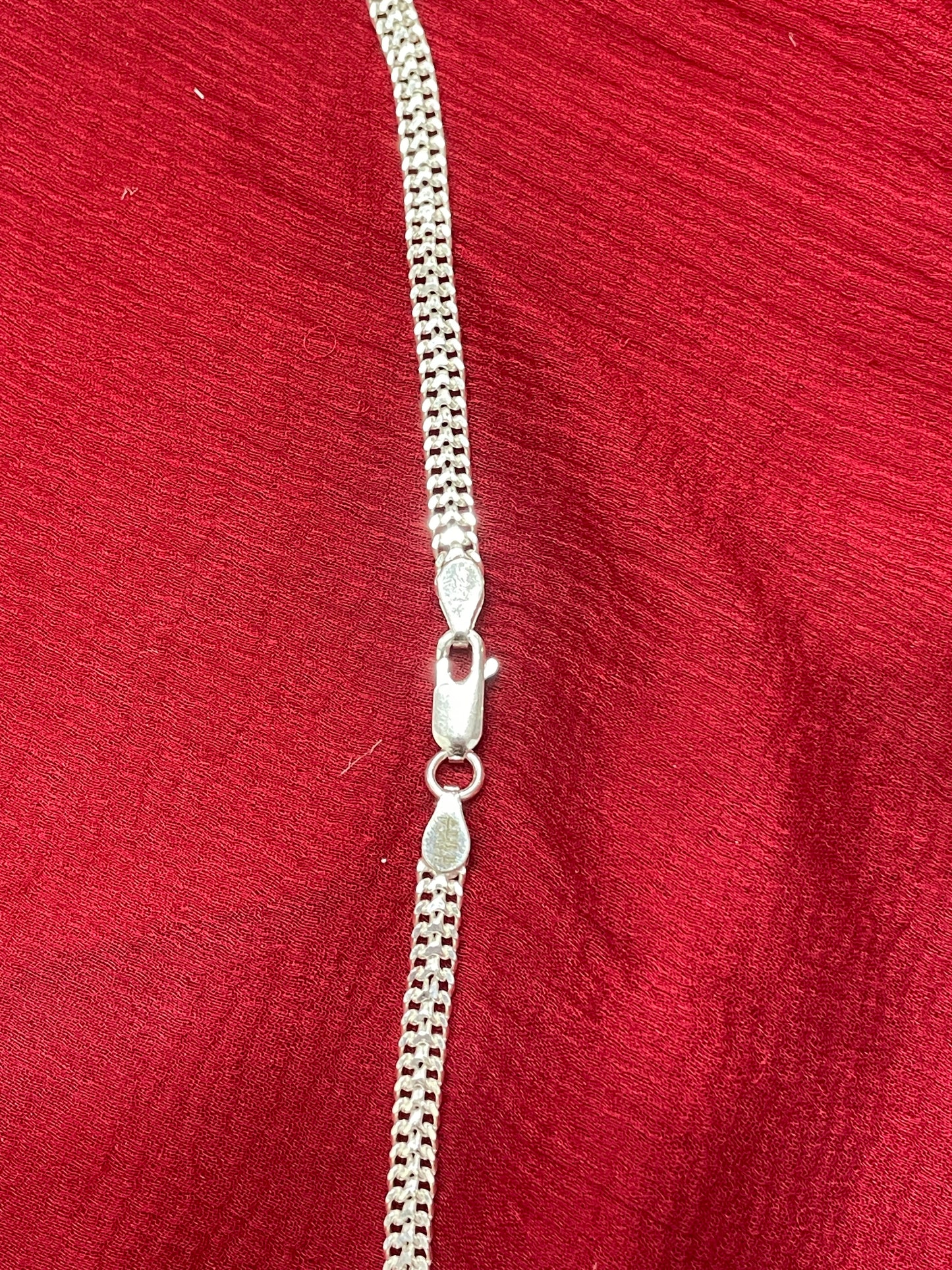 92.5 silver weaving chain 20 inches