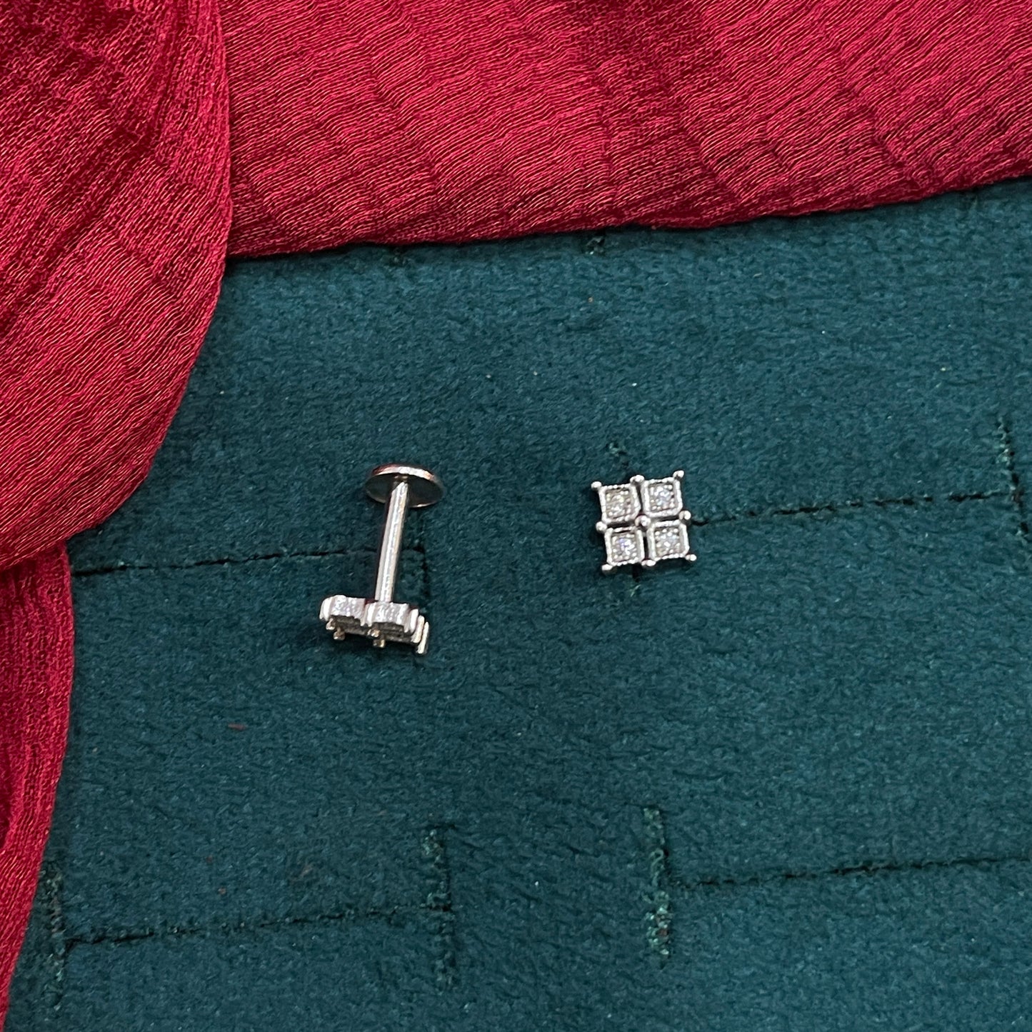 92.5 silver earrings