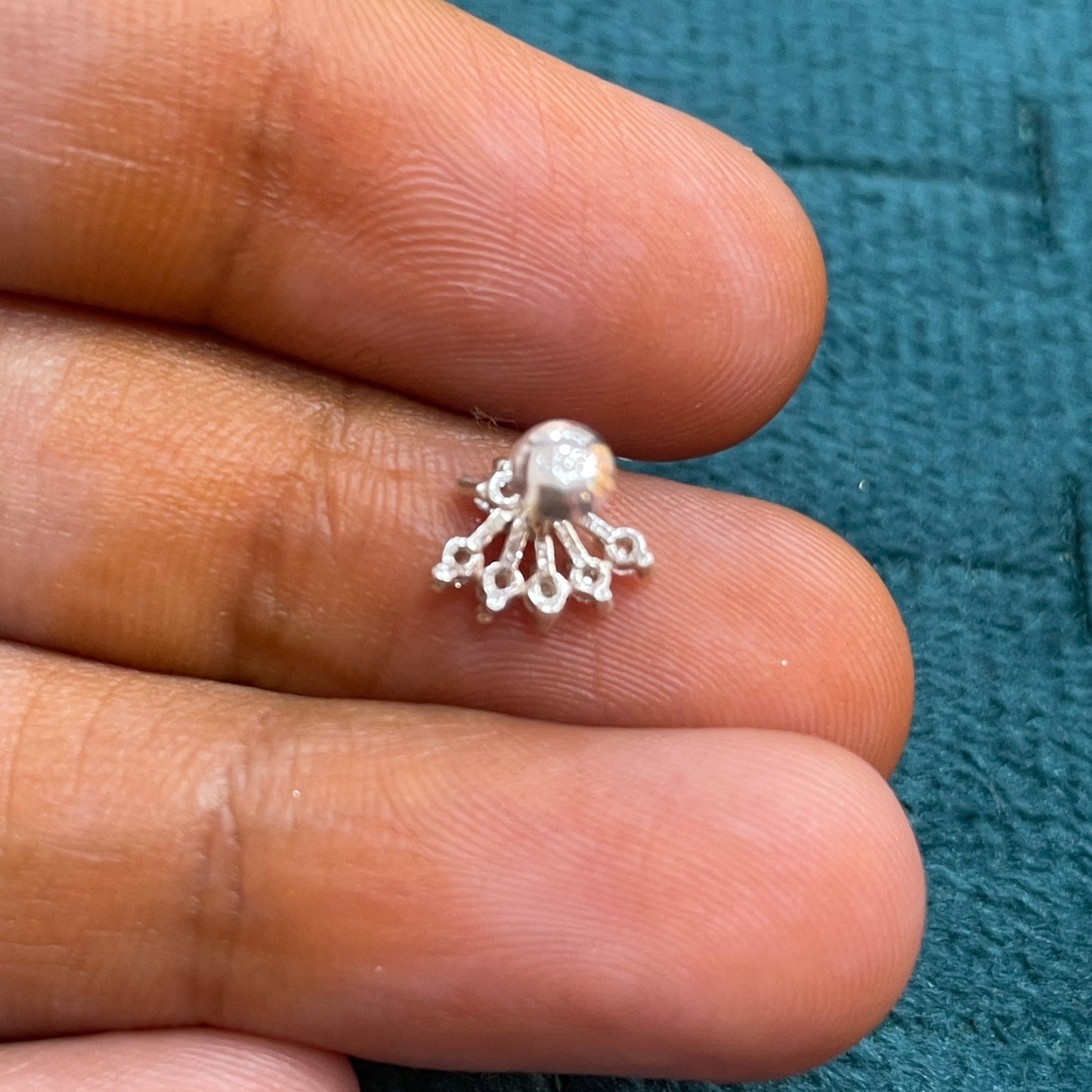 92.5 Silver Second Studs | Stylish Minimal Design | Elegant Fashion Jewellery