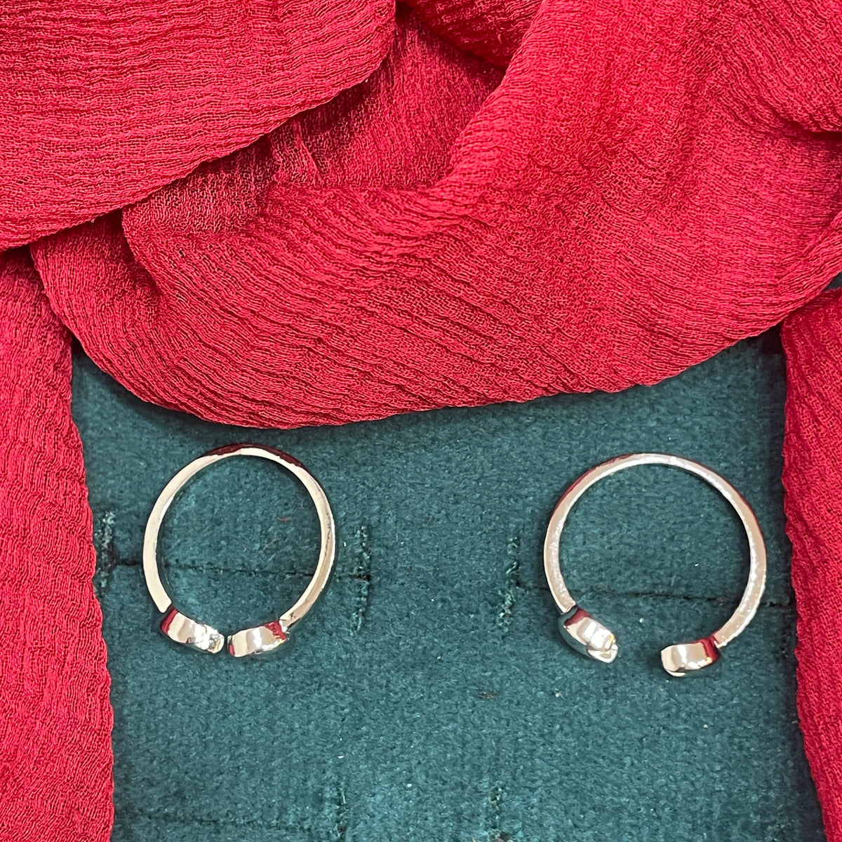 92.5 silver toe rings