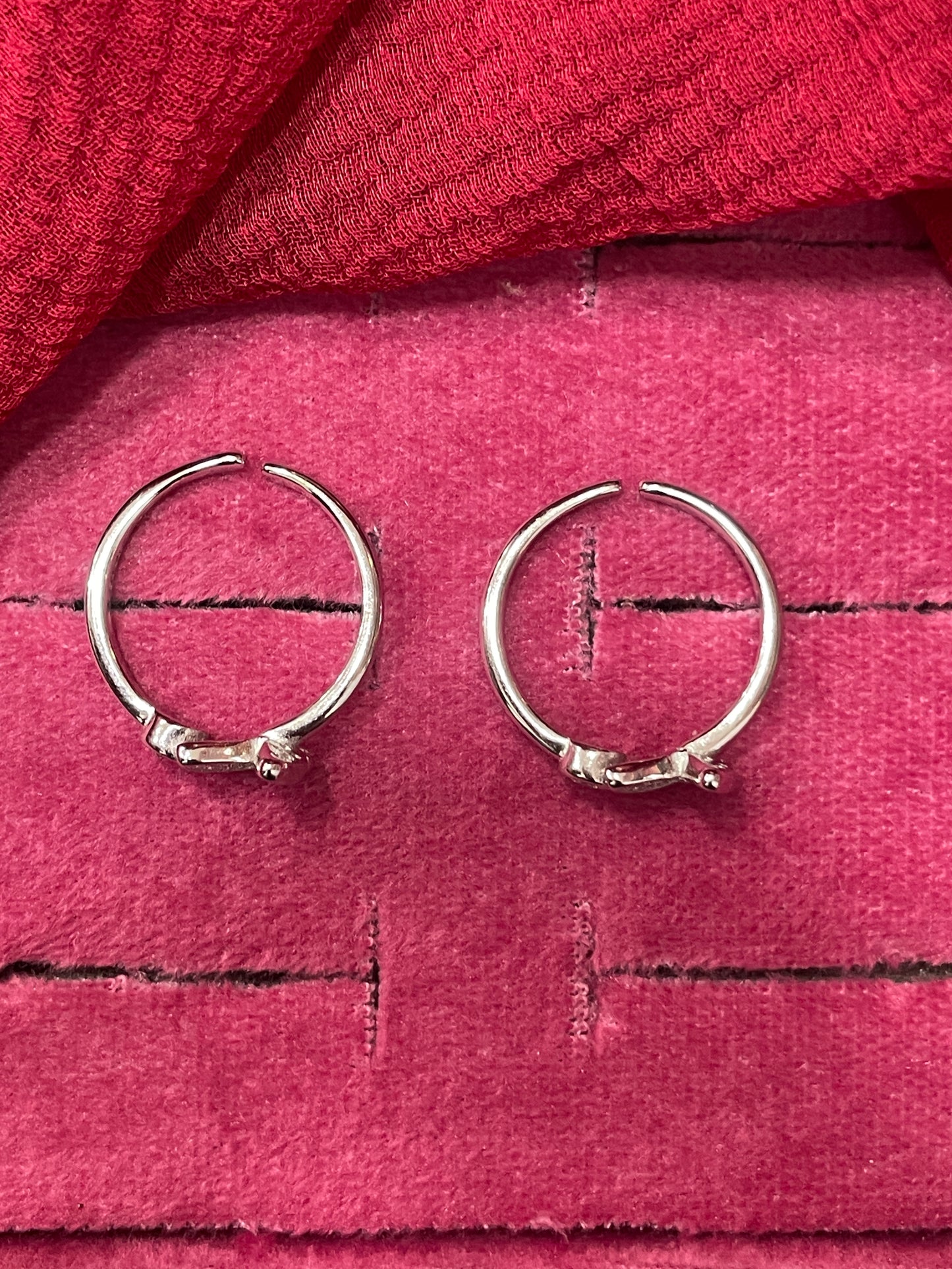 92.5 Silver Butterfly Toe Rings | Stylish Nature Inspired Design | Jewellery