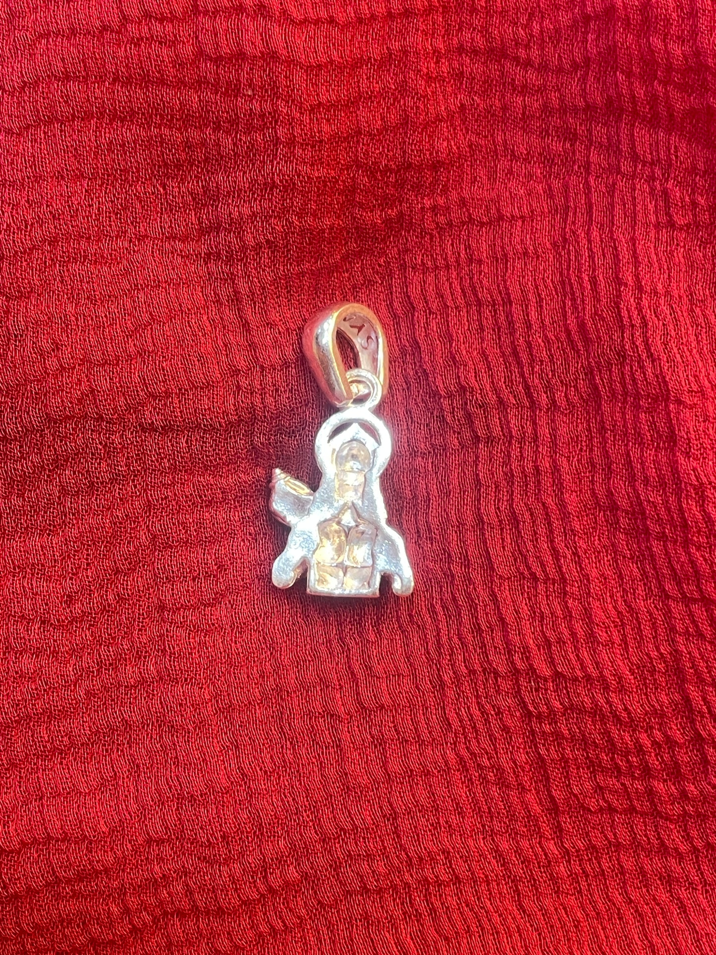 92.5 Silver Anjaneya Design Pendant for Men & Women – Temple Style Finish