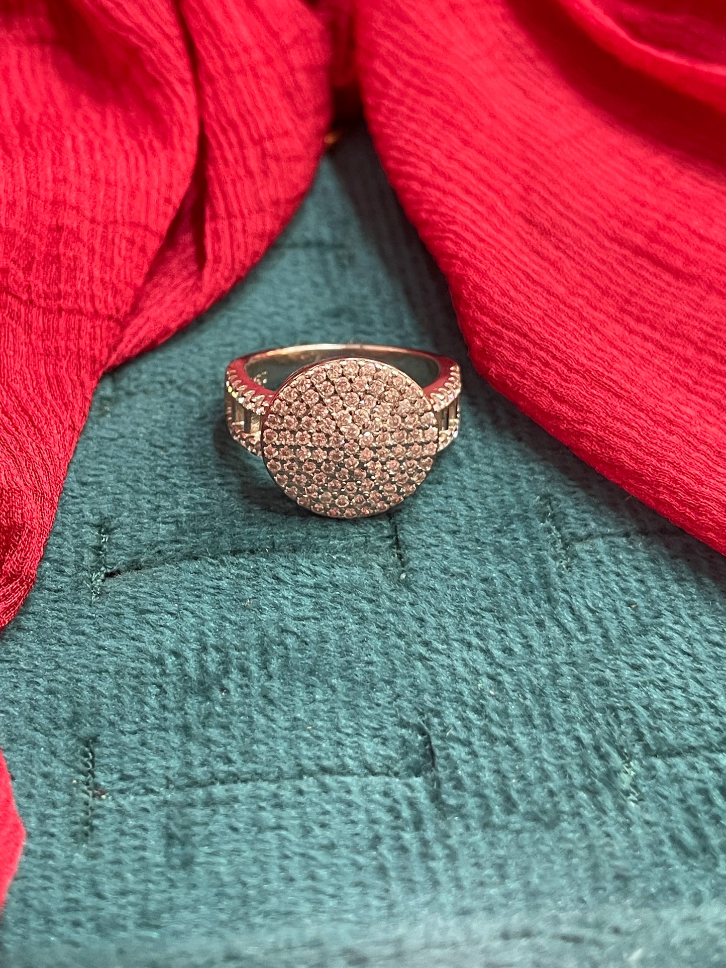 92.5 Silver Stylish Round Ring for Women | Elegant Minimal Design | Daily Wear Jewellery