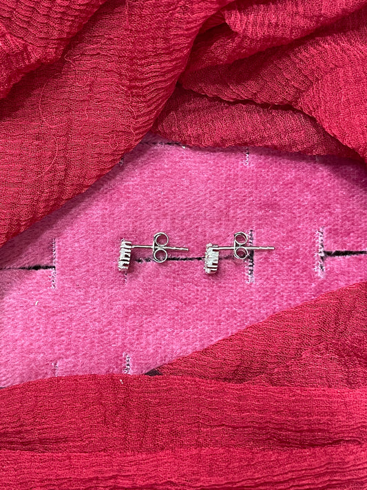 92.5 Silver Round Stud Earrings | Classy Everyday Design | Jewellery and elegant