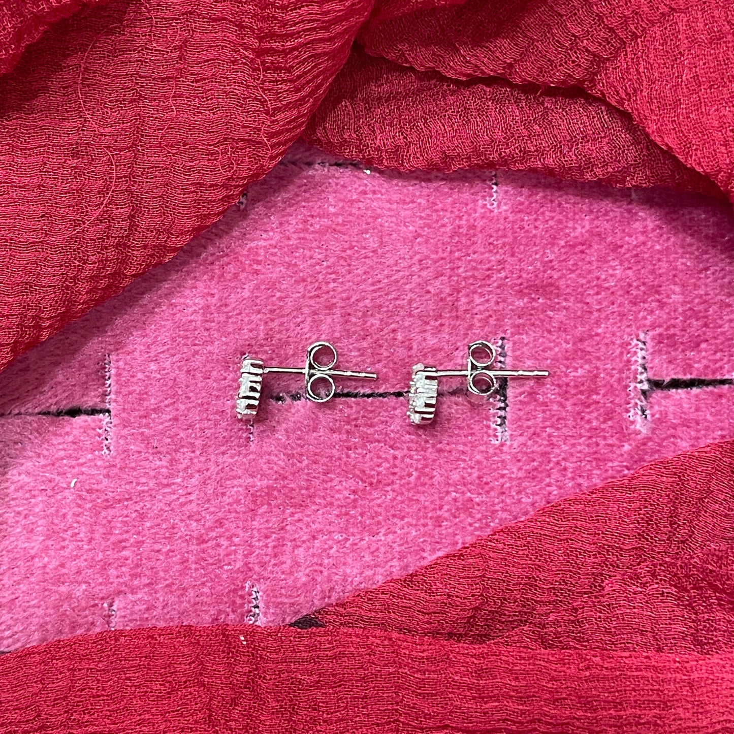 92.5 Silver Round Stud Earrings | Classy Everyday Design | Jewellery and elegant