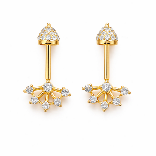92.5 Silver Temple Bugadi | Traditional Ethnic Design | Jewellery(pair)