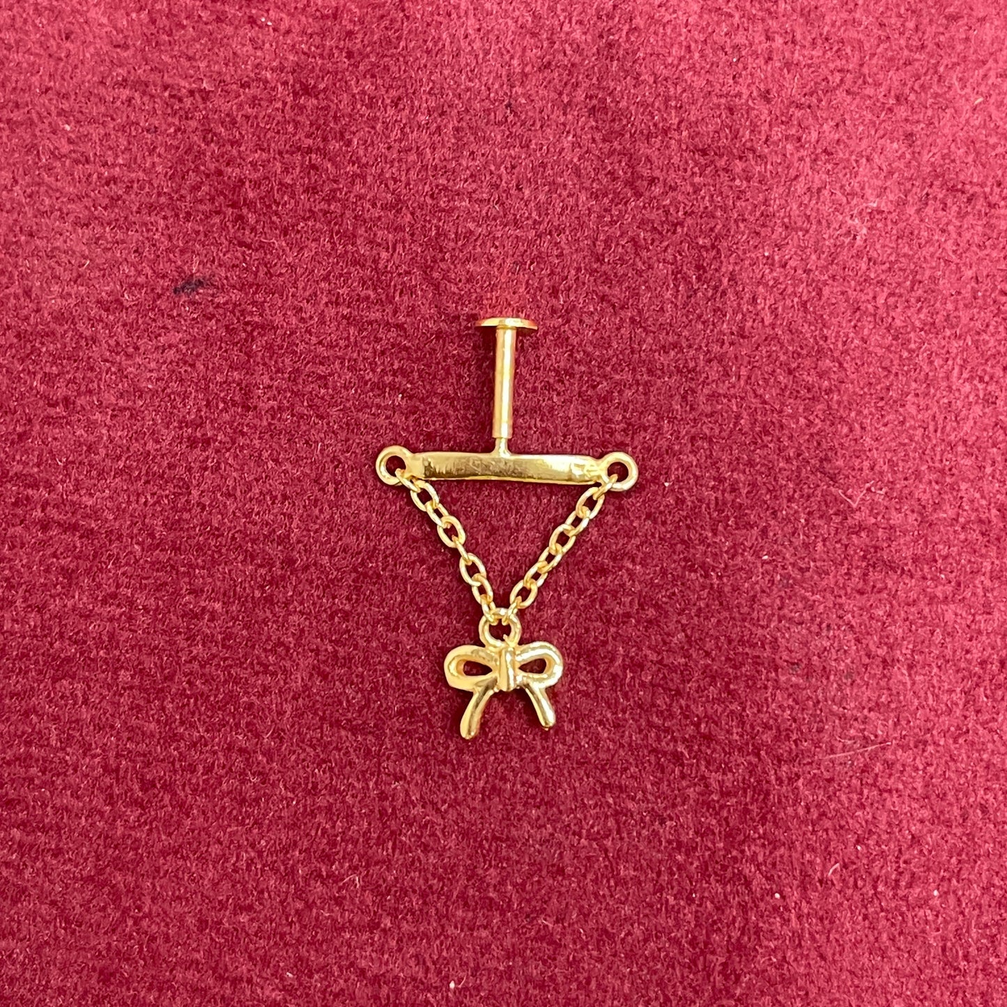 92.5 Silver Gold Plated Bow Bugadi - Pair