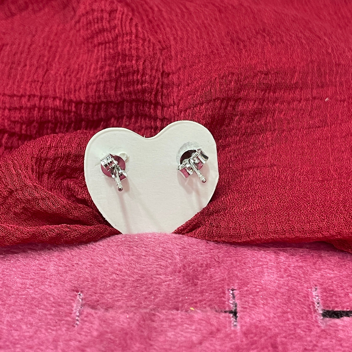 92.5 Silver White Stone Studs | Classy Sparkle Design | Jewellery pair
