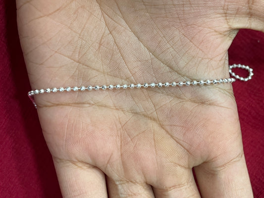 92.5 silver classy ball chain 20 inches