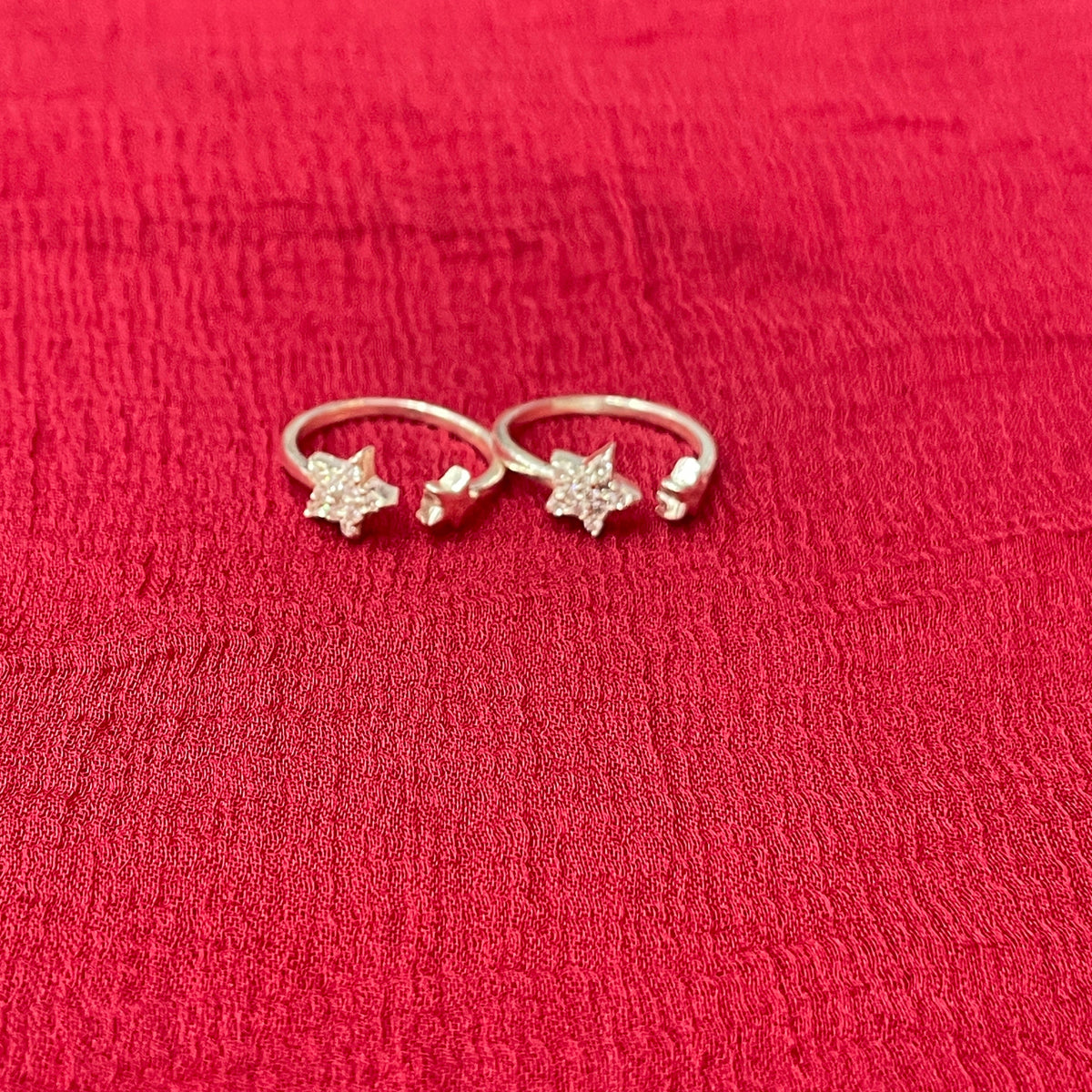 92.5 Silver Stylish Toe Rings | Elegant Modern Design | Jewellery