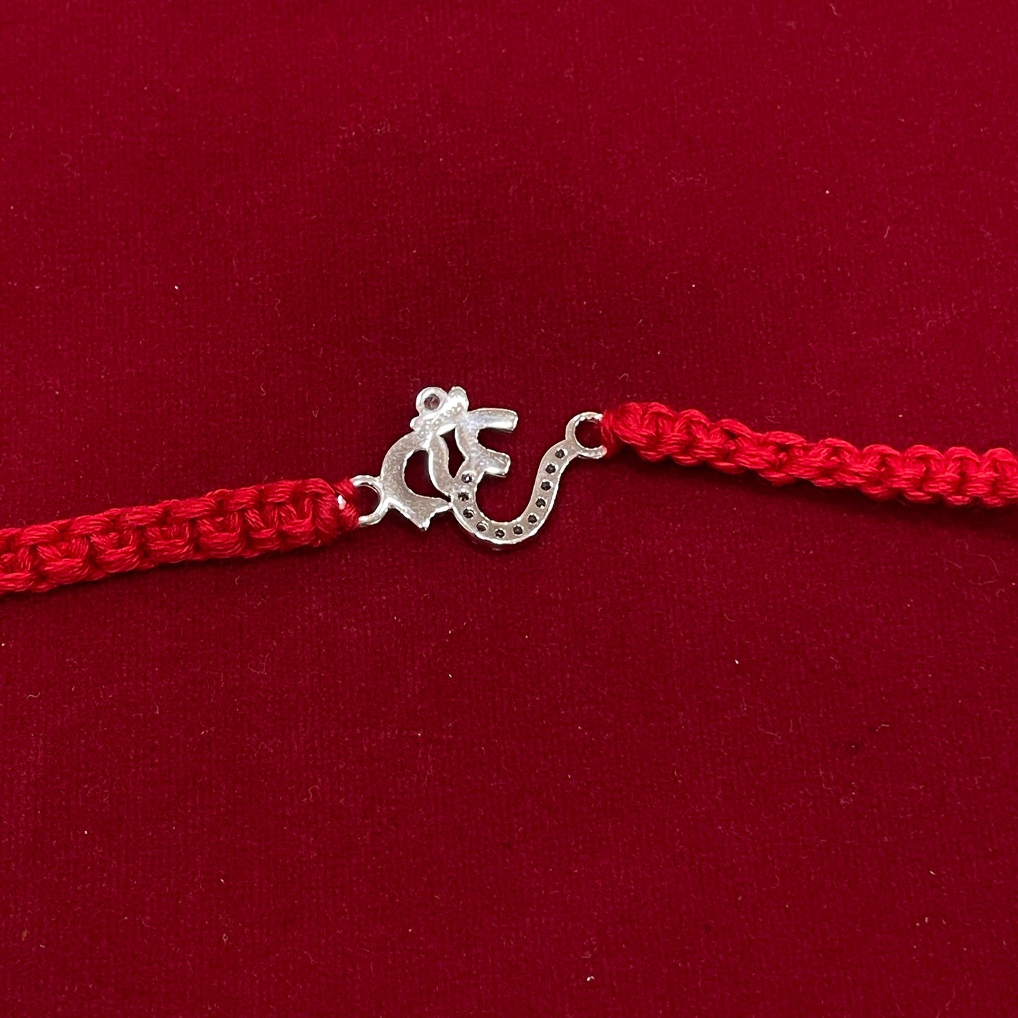 925 Silver Om Thread Rakhi