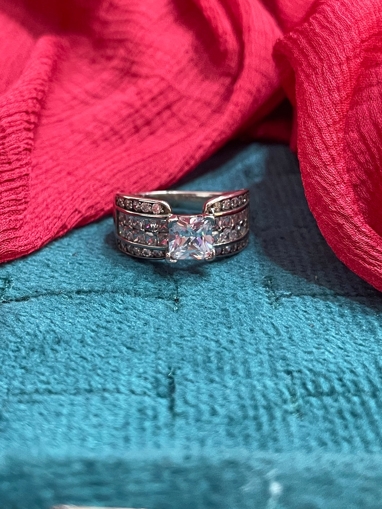 92.5 Silver Stylish Ring for Women Size 13 | Chic Elegant Design | Everyday Wear Jewellery