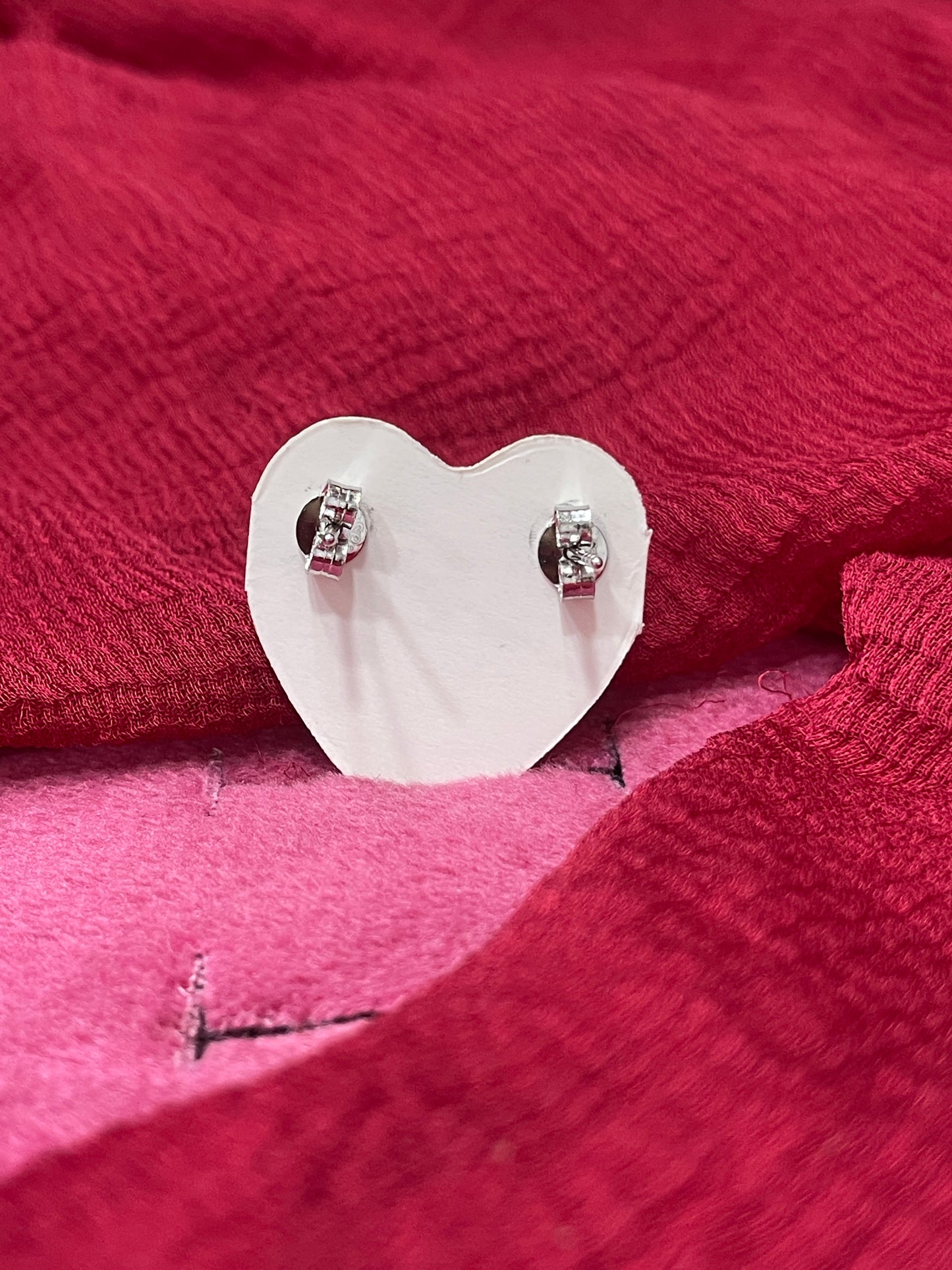 92.5 Silver White Stone Star Studs | Elegant Sparkle Design | Jewellery