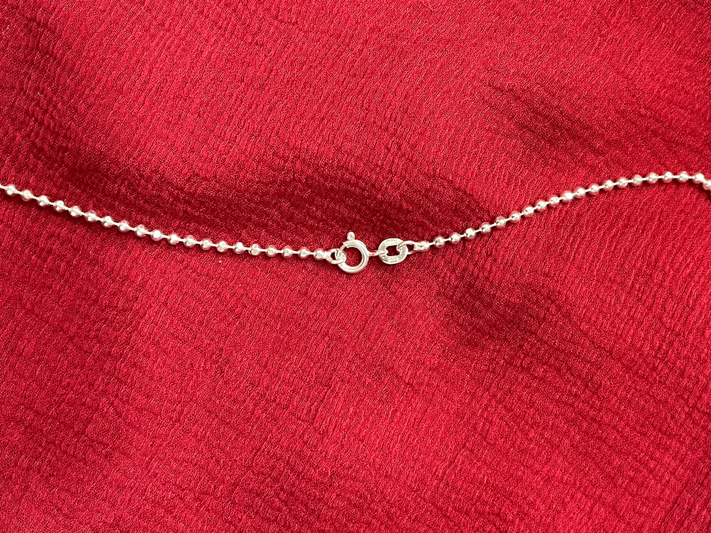 92.5 silver classy ball chain 20 inches