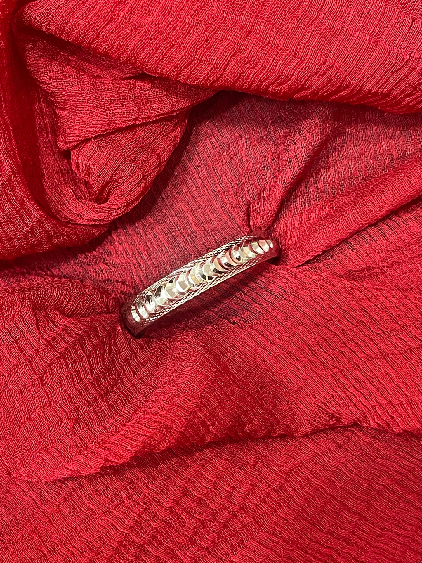 92.5 silver stylish classy ring size 23