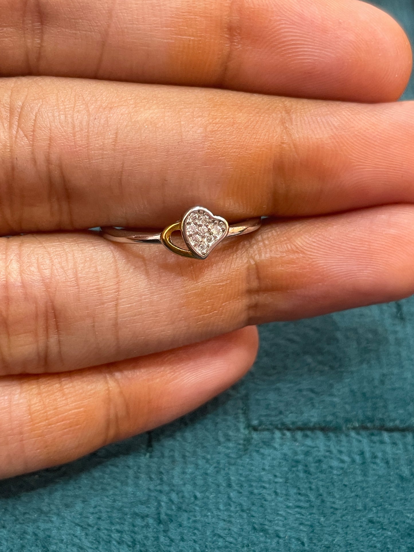 92.5 Silver Heart Ring for Women Size 12 | Stylish Romantic Form | Elegant Gift Jewellery