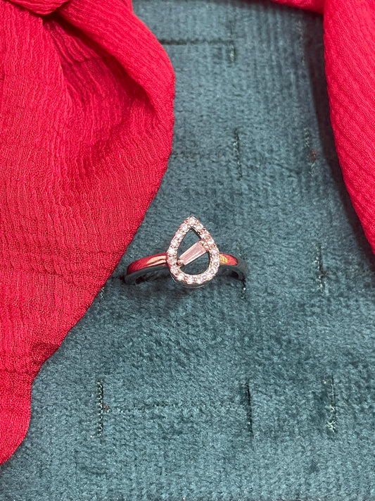 92.5 Silver Ring for Women Size 14 | Stylish Refined Finish | Elegant Fashion Jewellery