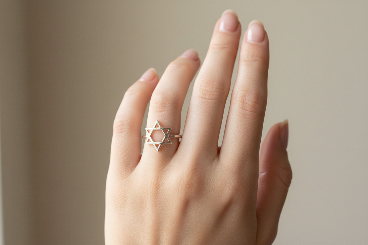 92.5 Silver Star Ring for Women Size 9 | Stylish Cosmic Design | Elegant Fashion Jewellery