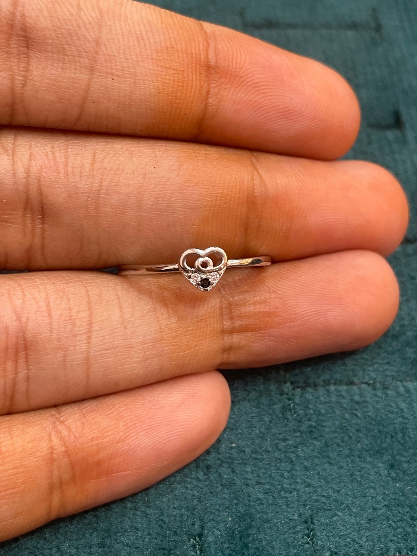 92.5 Silver Heart Ring for Women Size 10 | Stylish Elegant Love Design | Gift Jewellery