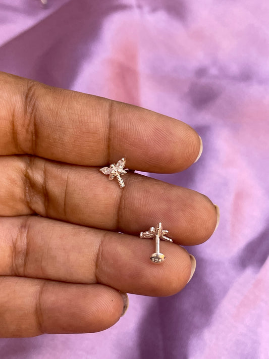 925 Silver Dragonfly studs