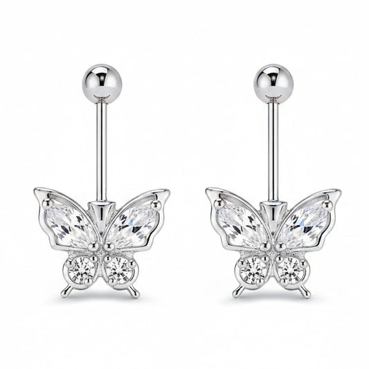 92.5 Silver Butterfly Bugadi Pair| Stylish Cute Design | Elegant Jewellery