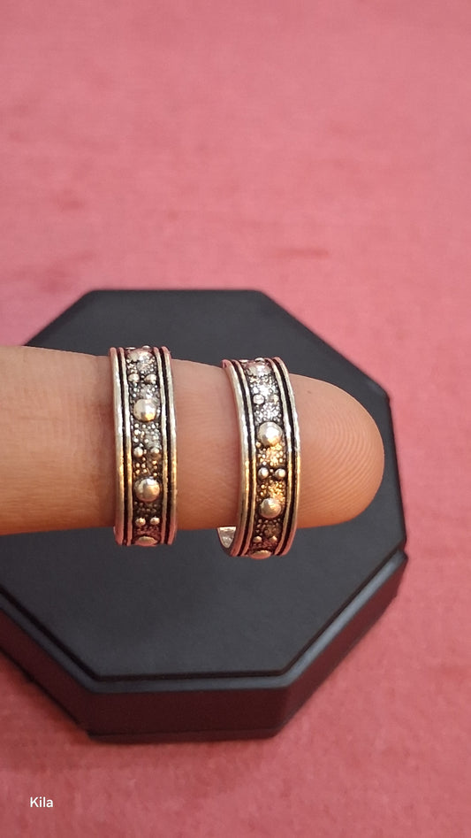 92.5 Silver Stylish Toe Rings | Premium Elegant Design | Jewellery