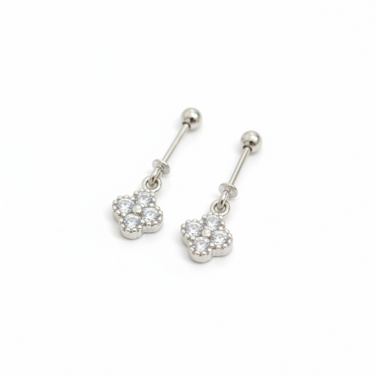 92.5 Silver Bugadi | Stylish Refined Design | Elegant Jewellery pair