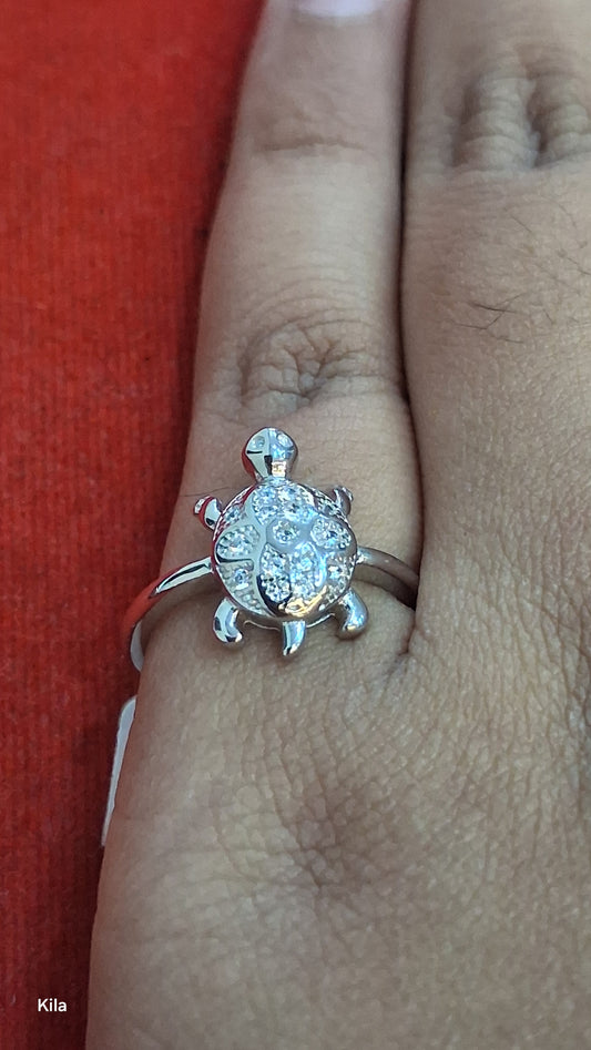 925 Silver Tortoise Ring | Stylish Unique Design | Elegant and Stylish Jewellery