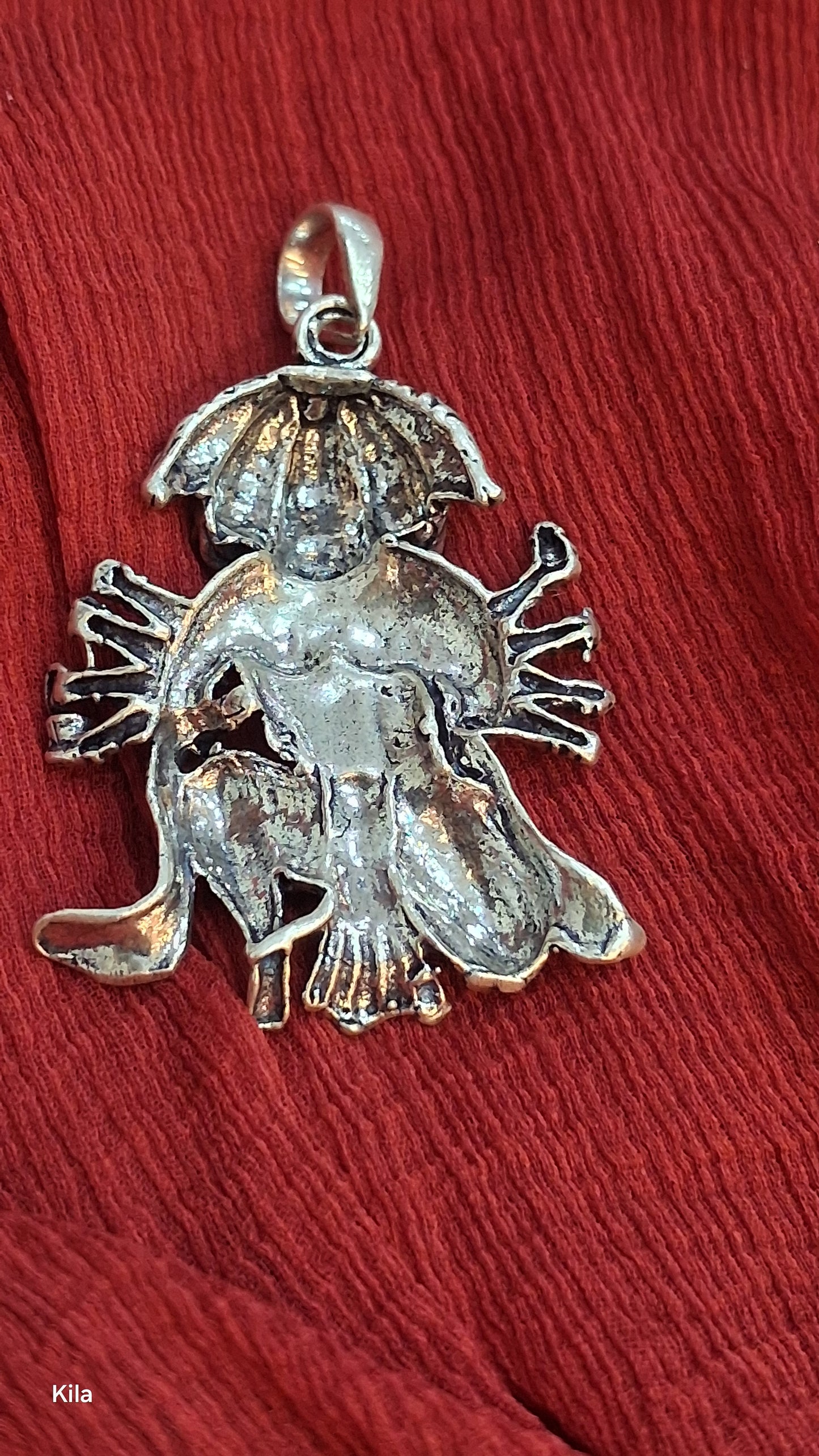 925 Silver Hanuman Ji Pendant | Stylish Spiritual Design | Divine Jewellery