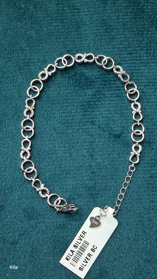 92.5 Silver Bracelet | Stylish Elegant Design | Comfortable Fashion Jewellery