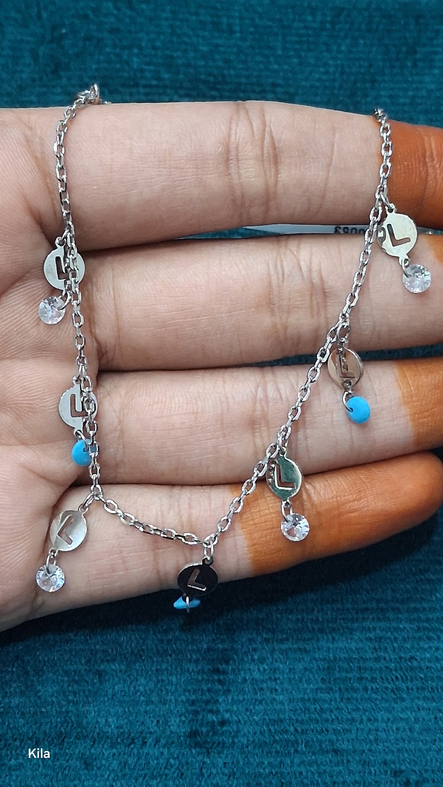 92.5 Silver Charm Bracelet | Stylish Trendy Design | Elegant Jewellery