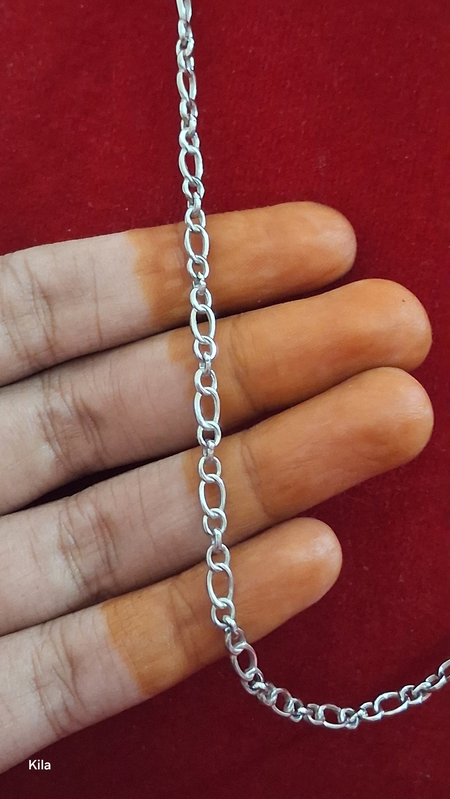 92.5 Silver Men’s Chain 20 Inches | Stylish Bold Finish | Elegant Fashion Jewellery
