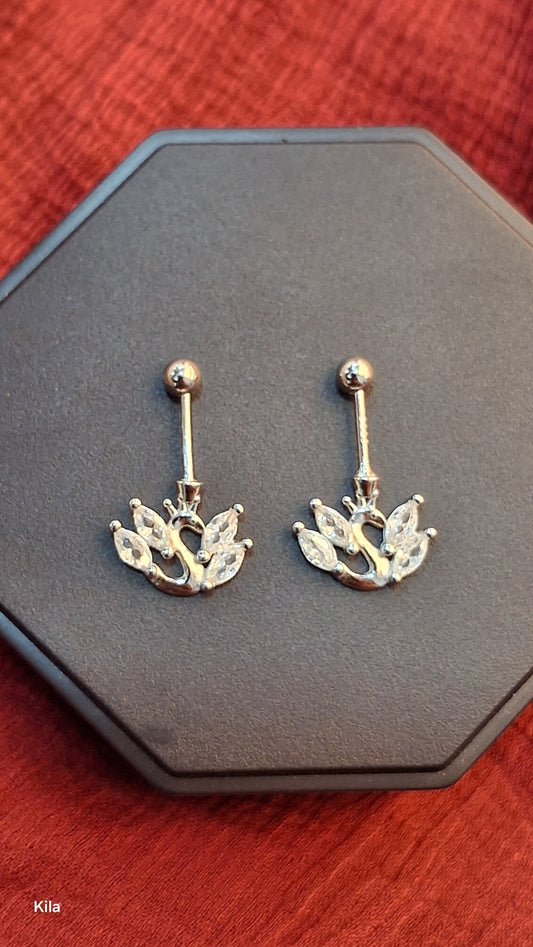 92.5 Silver Swan Bugadi | Stylish Elegant Design | Premium Jewellery