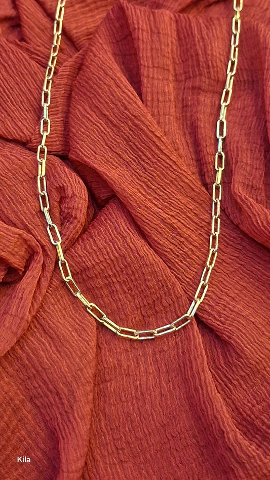 925 Silver Premium Gold Plated Chain 18 Inches | Stylish Premium Finish | Elegant Jewellery